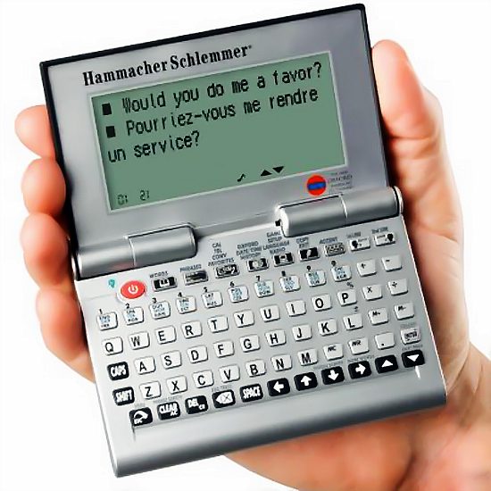 Handheld translator