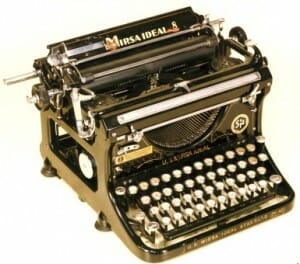 manual typewriter